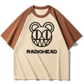 Radiohead t-shirts women soft fabric t shirt girl comic 2000s clothes