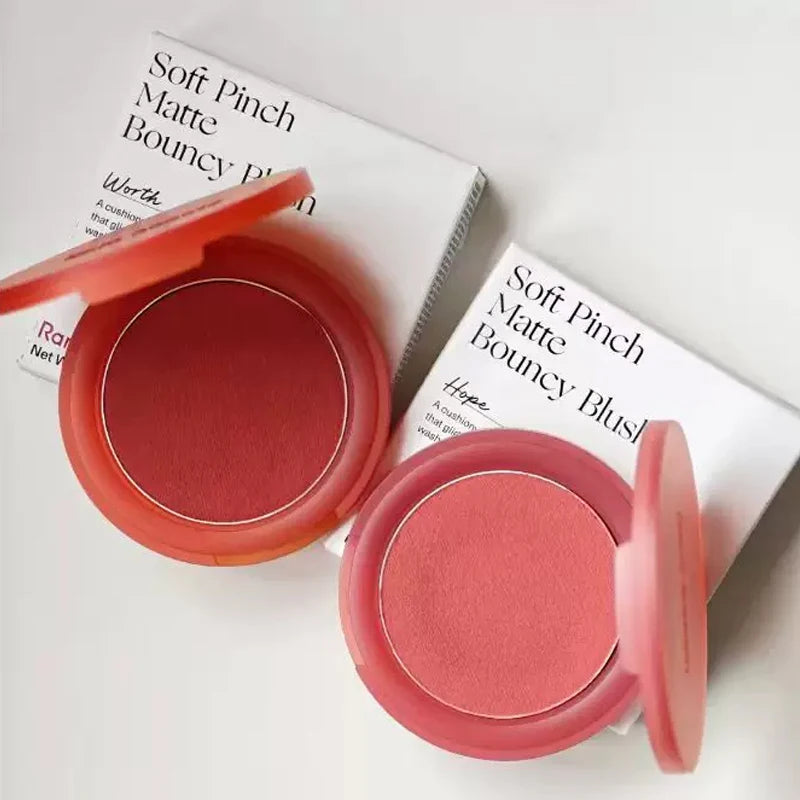 Rare Beauty Soft Pinch Matte Bouncy Cushiony Cream-to-powder Blush Airy and Lightweight Suitable All Skin Color Natural Cosmetic