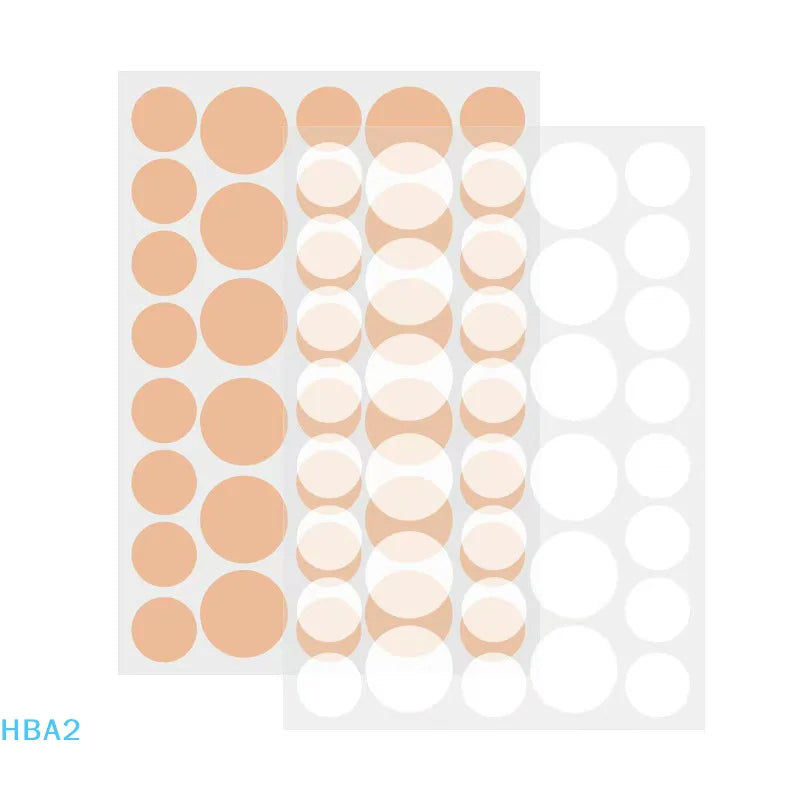 720PCS Circular Transparent And Skin Tone Acne Patches Skincare Stickers Facial Spot Covering Makeup Tools