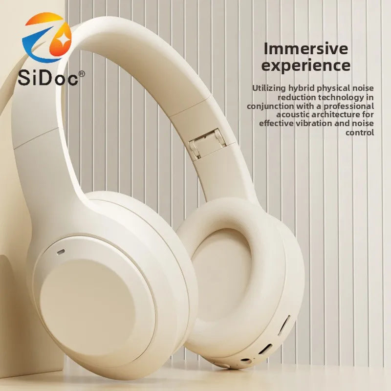 Head mounted wireless Bluetooth earphones, popular esports earphones with good texture and long-lasting battery life, BT 5.3