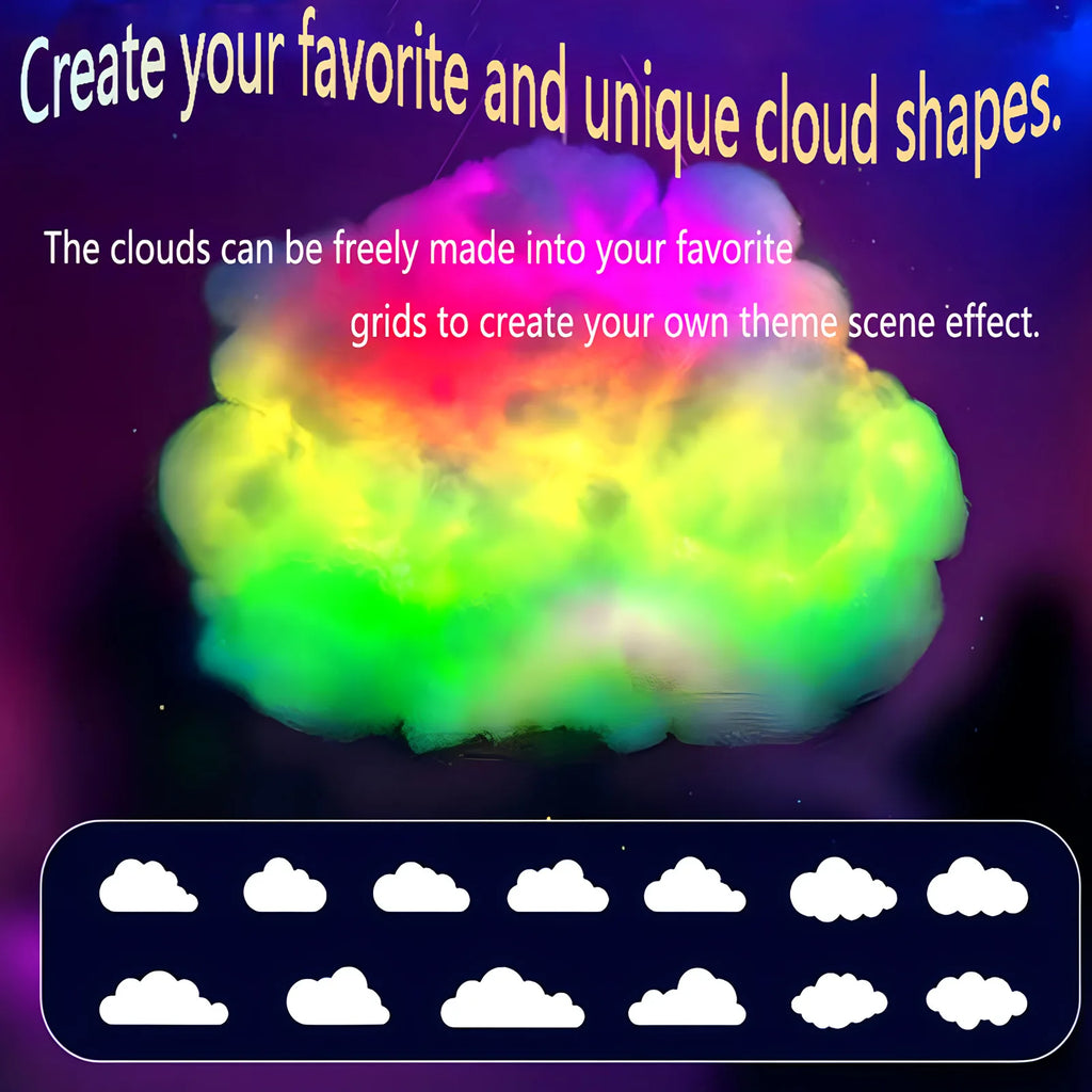 DIY Led Clouds Light Music Sync RGBIC LED Strip Lights Smart APP Remote Control Ambient Ceiling Lamp For Gaming Room Decor