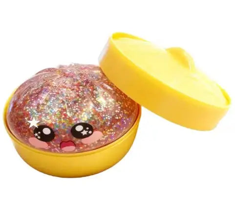 Dumplings Glitter Dumpling Toy Cute Dumplings Squishiest With Steamer Box Stress & Anxiety Toys For Focus ADHD Population