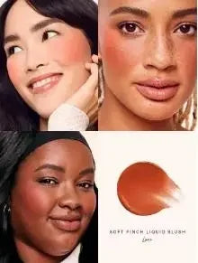 Rare Beauty Makeup Set Liquid Highlights It Remains Moist and Does Not Dry Out Blush Cream Lustrous Moist Nature Liquid Blush