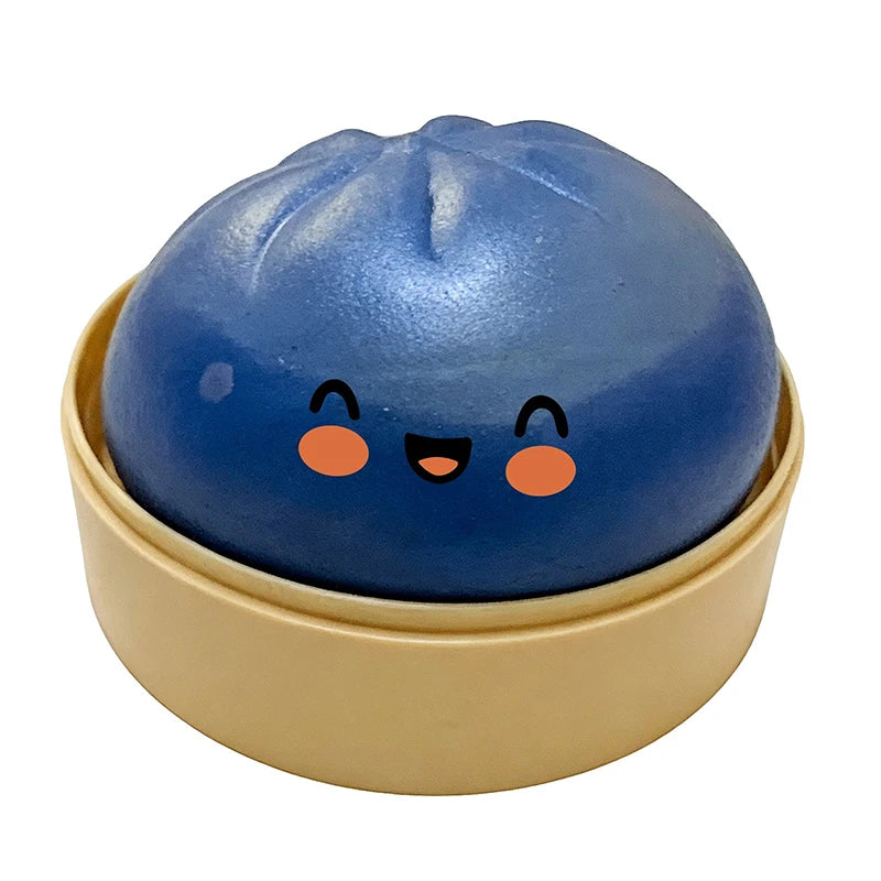Dumplings Glitter Dumpling Toy Cute Dumplings Squishiest With Steamer Box Stress & Anxiety Toys For Focus ADHD Population